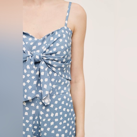 ANTHROPOLOGIE - Whit Two Dot Tie Jumpsuit - Picture 3 of 10